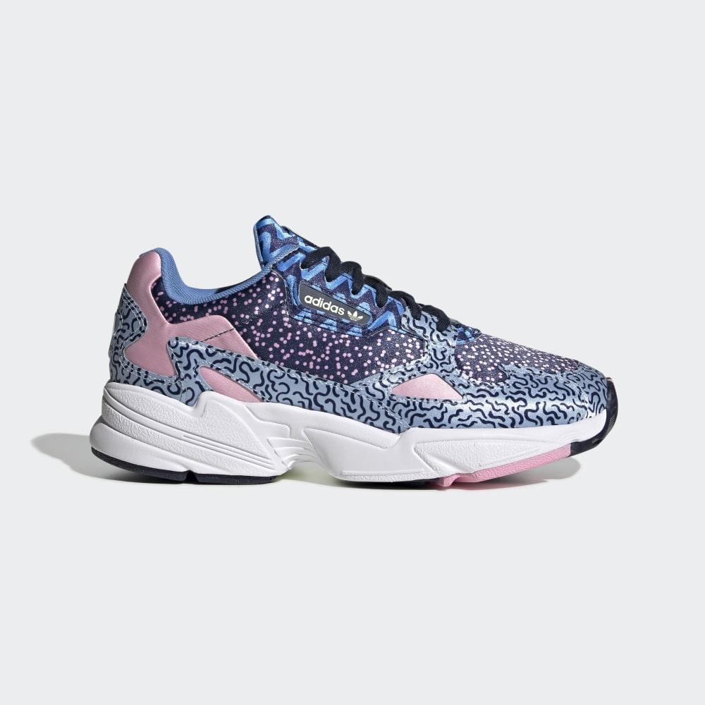 Adidas Women's Falcon Originals Shoes Navy/Blue/Pink Ireland EE7098